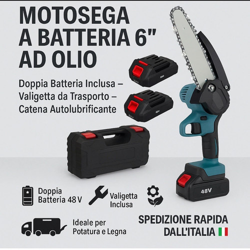 Motosega batteria 48v 6 - motosega,